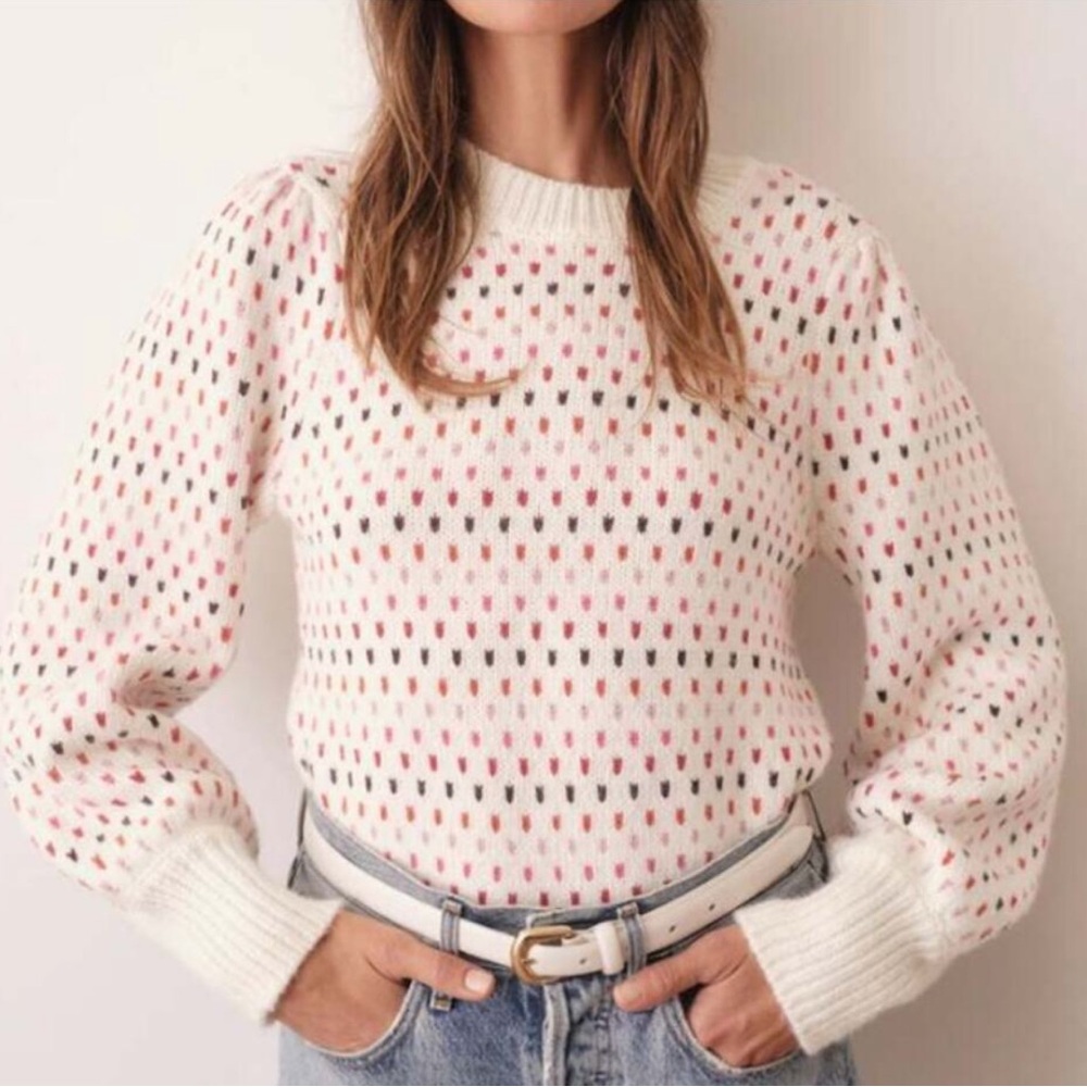 Marine Layer Alma Puff Sleeve Sweater
